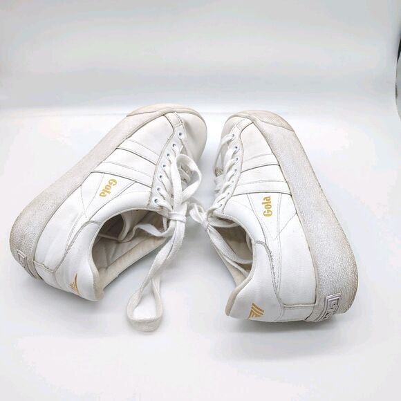 Gola Classics Orchid White Platform Sneaker Size 6 Preppy Athleisure Minimalist - Picture 5 of 8